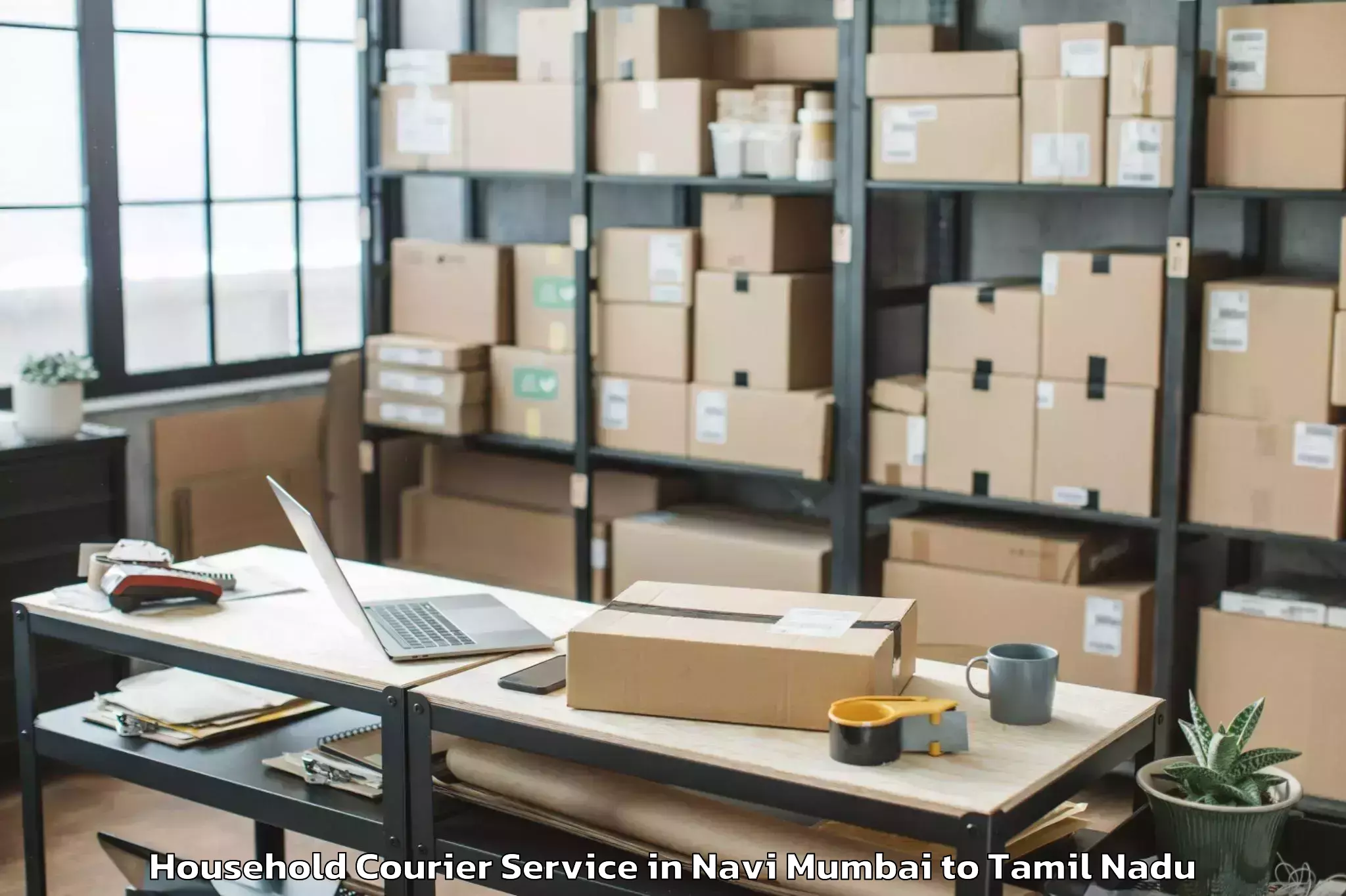 Get Navi Mumbai to Tiruppalaikudi Household Courier